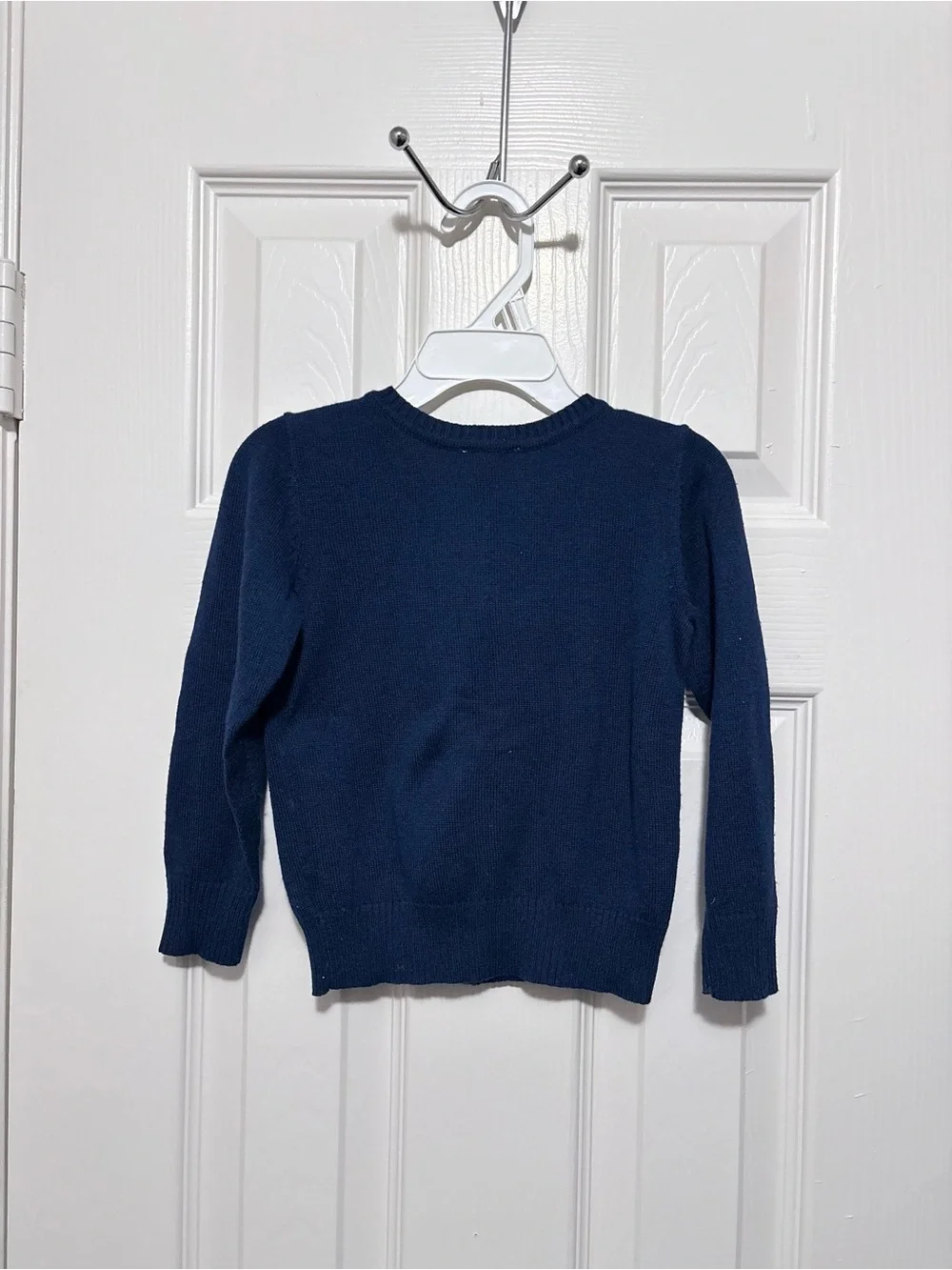 Pre-owned Children’s Place Navy Blue Ruffle Cardigan  for girls/Size: 4T